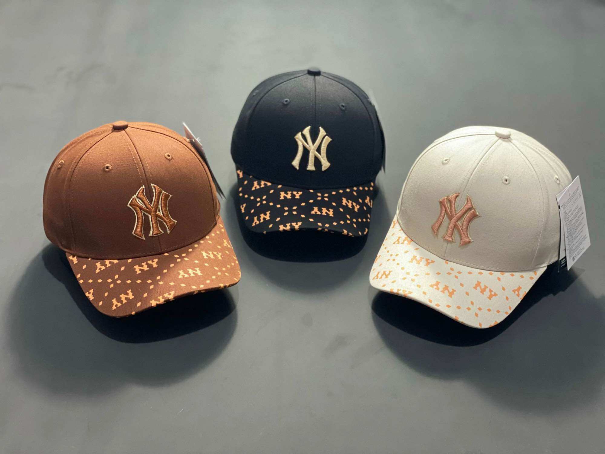 Xưởng Giá Sỉ Nón Mũ Nam Nữ Logo NY mlb, Tự Chụp 100%, Nón Xinh HCM