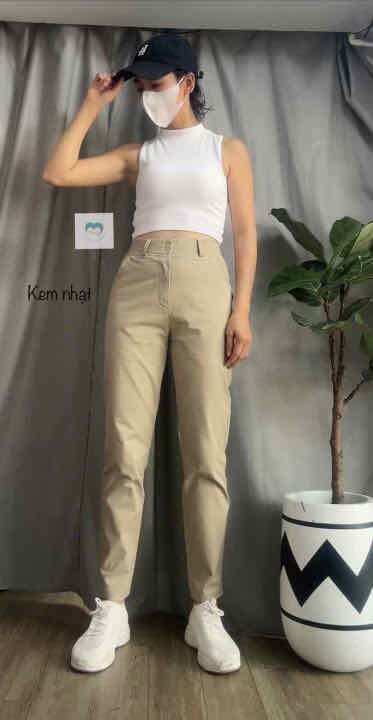 Quần kaki big size vải dày dặn co giãn ( tặng kèm bọc cccd)