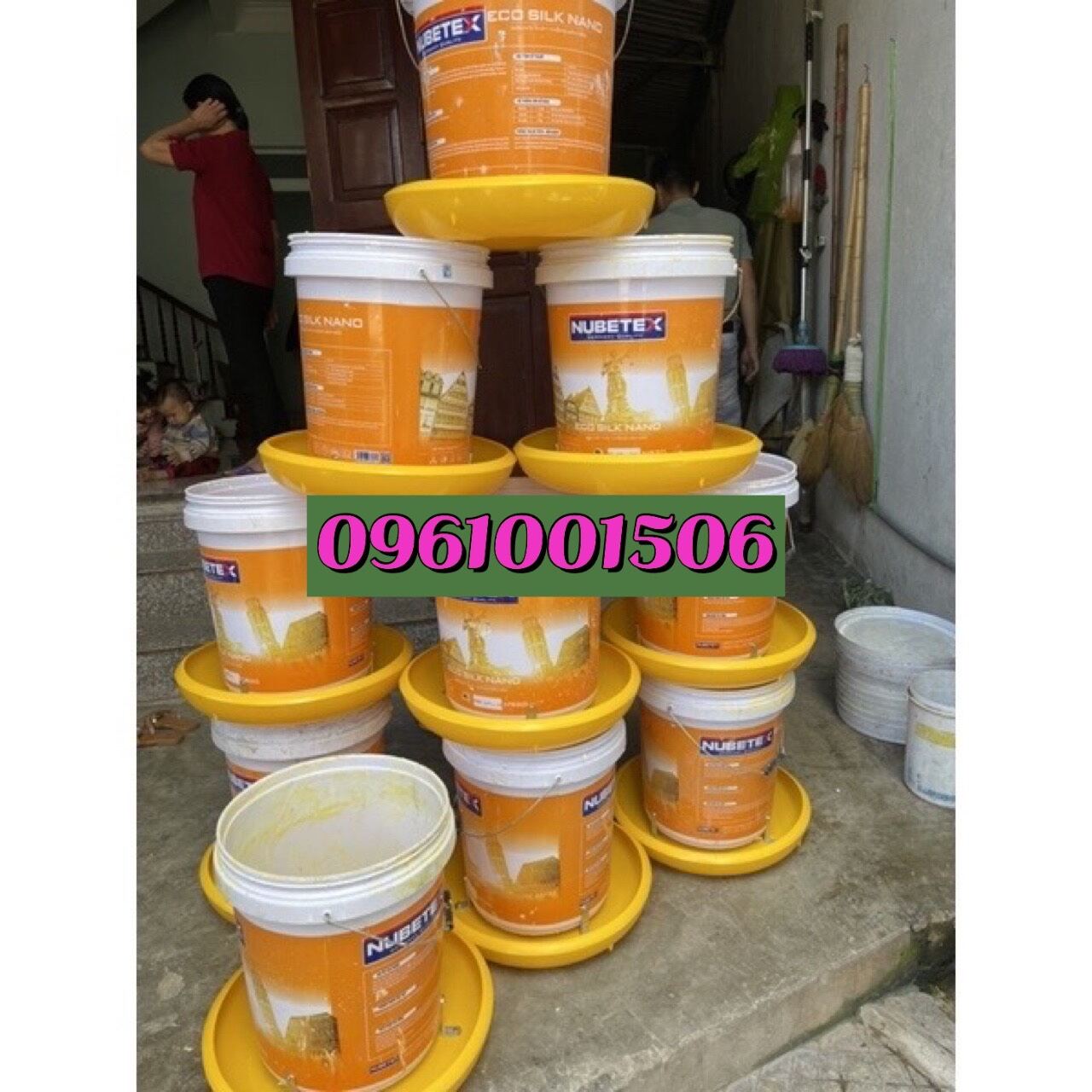 máng xô sơn có lắp