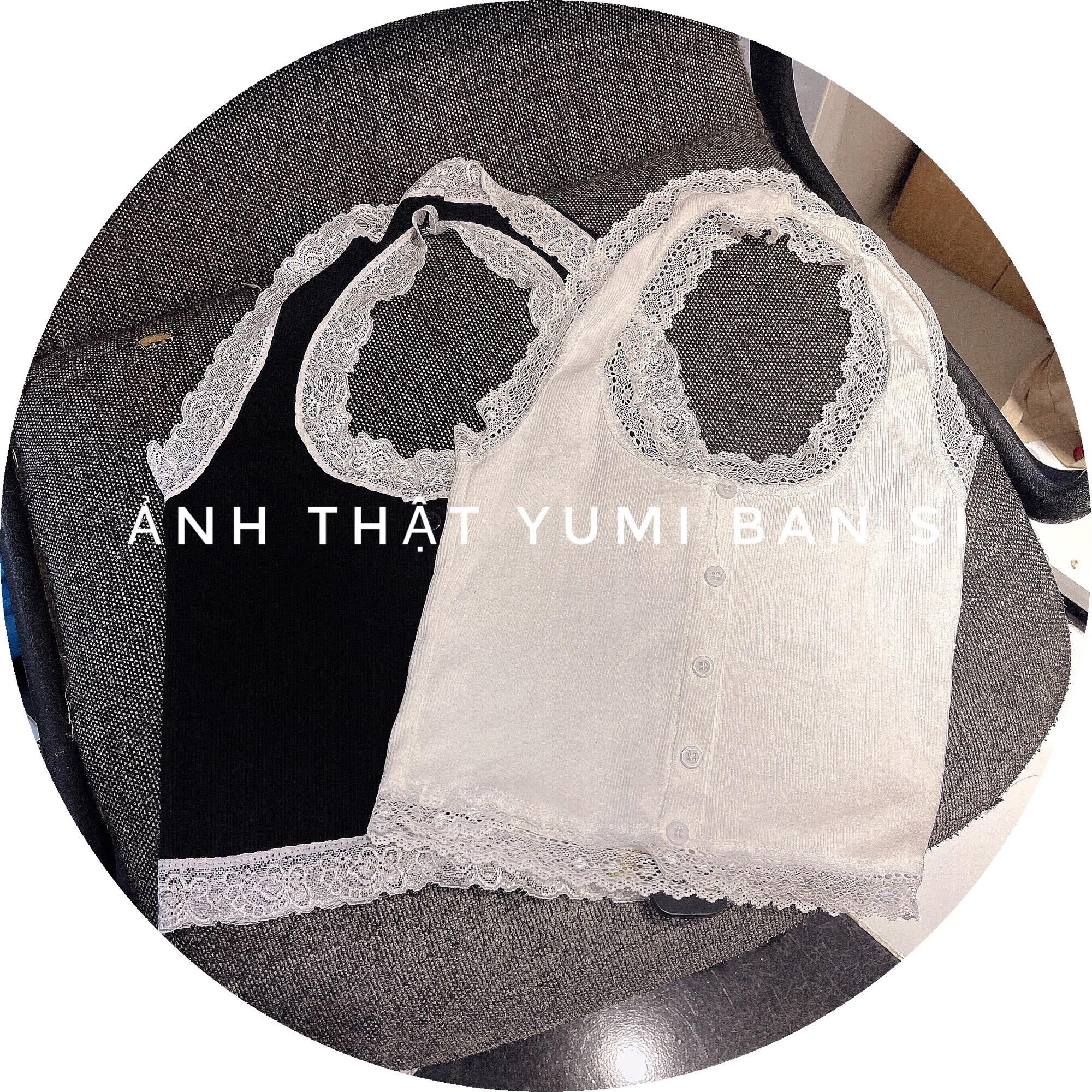 Áo Yếm Viền Ren Hở Lưng Siêu Xinh