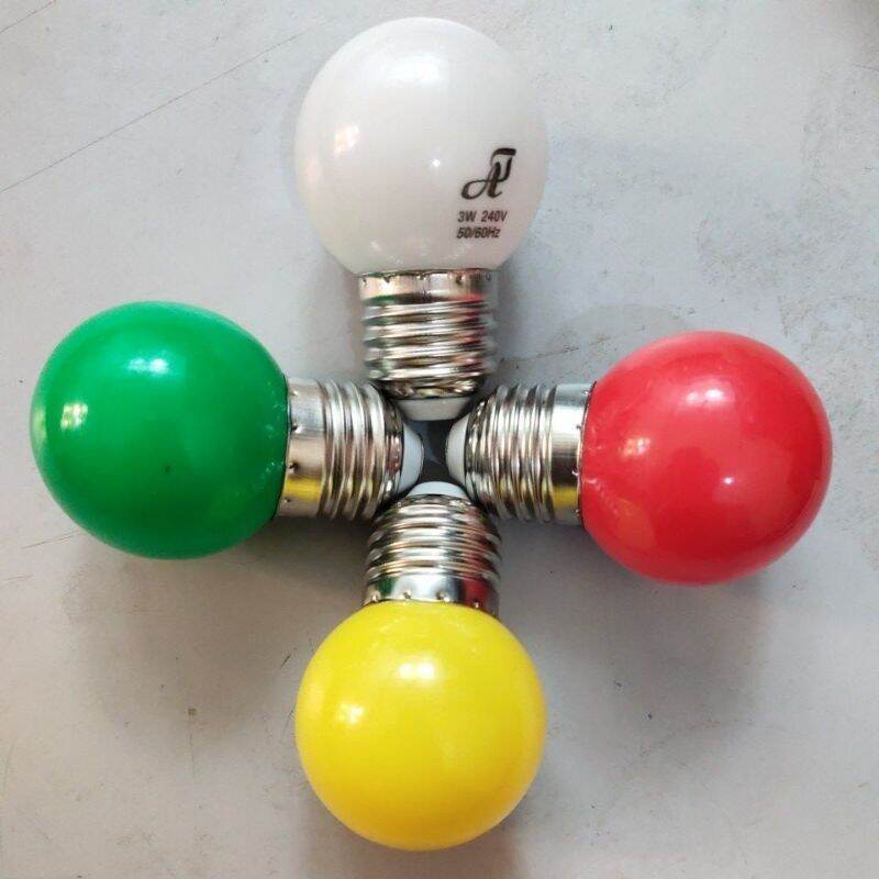 Đèn led quả chanh 3w nhiều mầu
