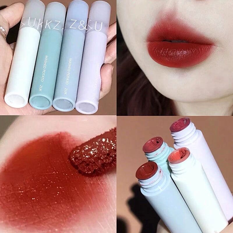 Son Kem Lì Siêu Mềm Mịn Môi Chocolate Nội Địa Trung Dupe Romand Lip Glaze