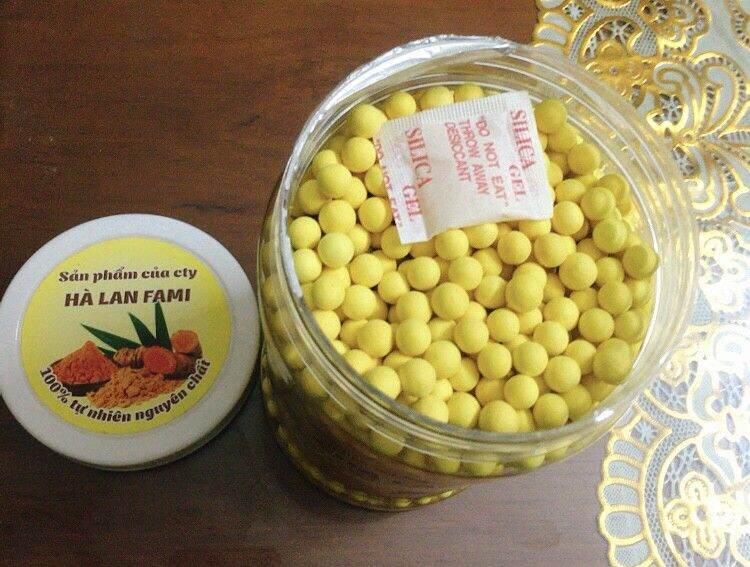 viên tinh bột nghệ mật ong 500g
