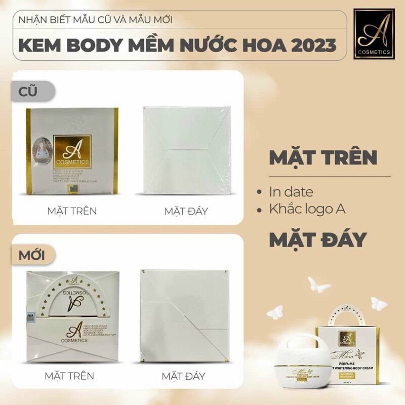 [Hoàn tiền 20%] [HCM]kem body mềm A cosmetic