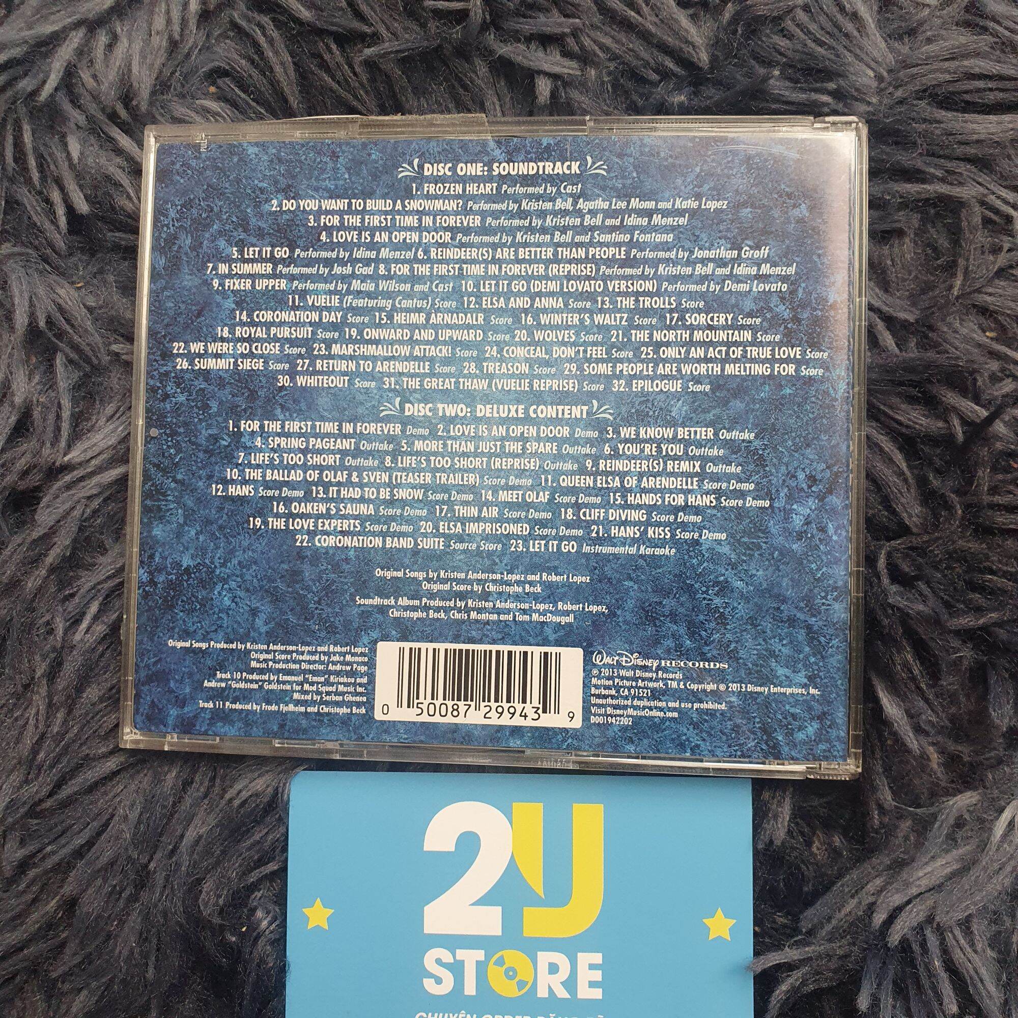 CD album Frozen OST (2-disc Deluxe Edition) (Used) 2U Store CDs