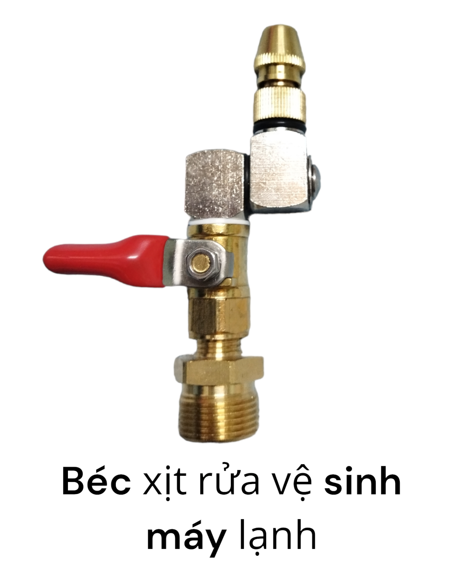 béc xịt rửa vệ sinh máy lạnh xoay 360.