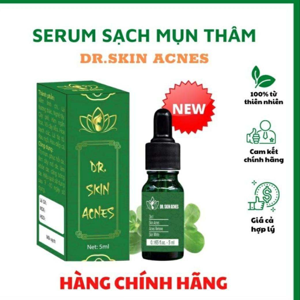 Serum Mụn Dr.skinacnes, Thảo dược sạch mụn, sạch thâm