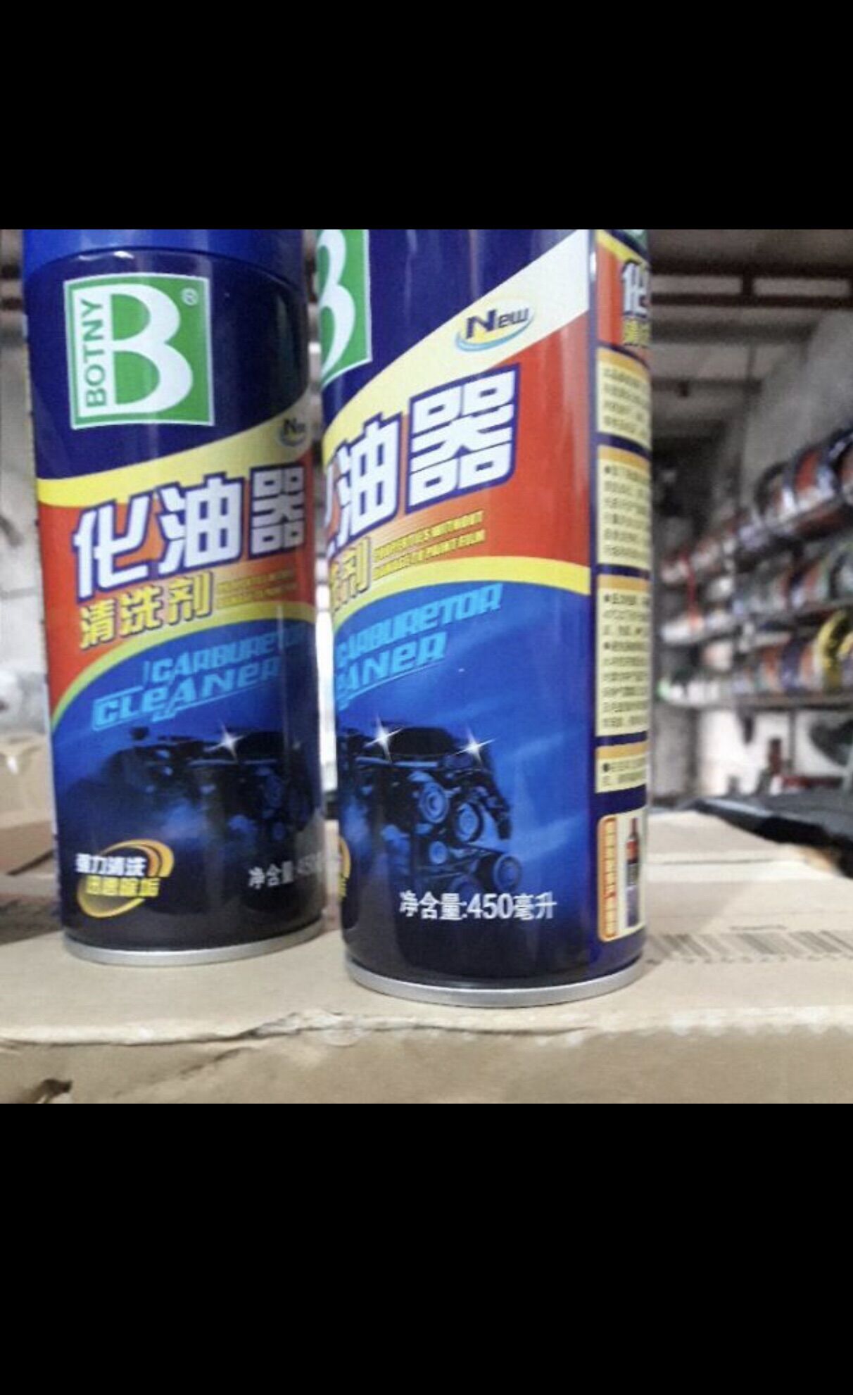 Chai xịt rửa chế BOTNY- nước xịt rửa chế hoà khí