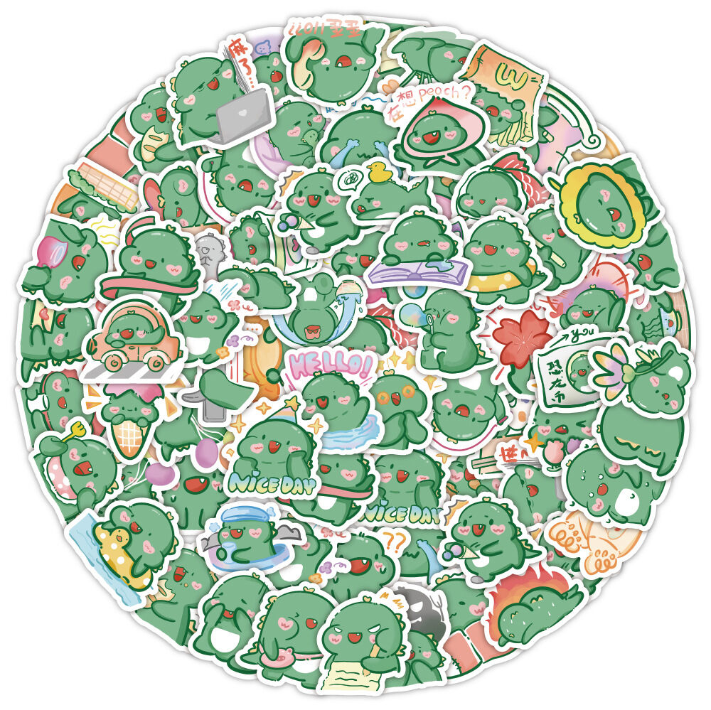 Set 60 miếng sticker hình dán chống nước