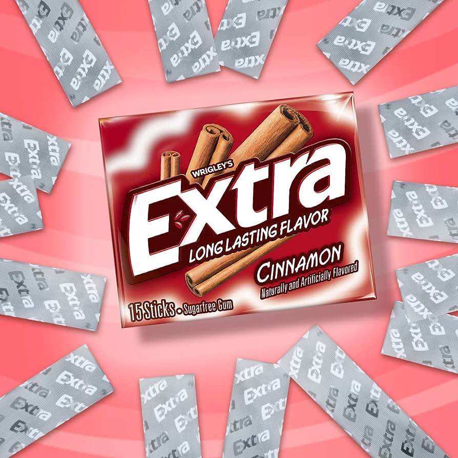 [HÀNG MỸ CHÍNH HÃNG] Date 10/ 2024 Set 4 hộp singum (15stick x 4) Wrigley's Extra Long Lasting Sugarfree Gum