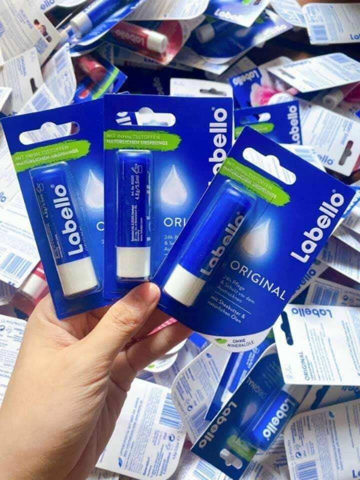Dưỡng môi Labello ĐỨC xách tay không màu