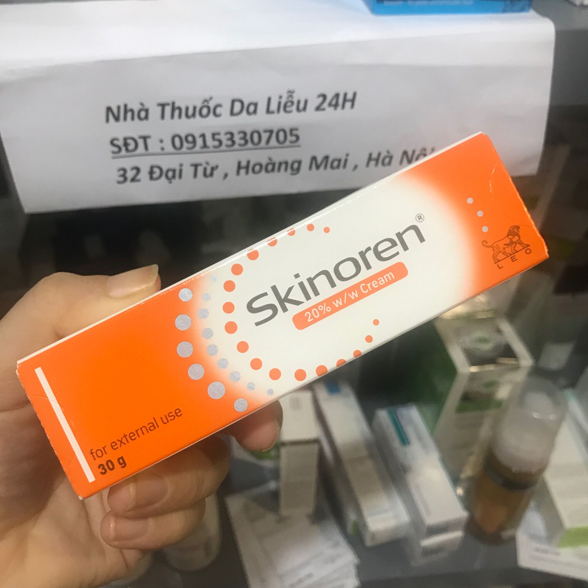 Skinoren Azelic acid 20% cream 30g kem ngừa thâm mụn