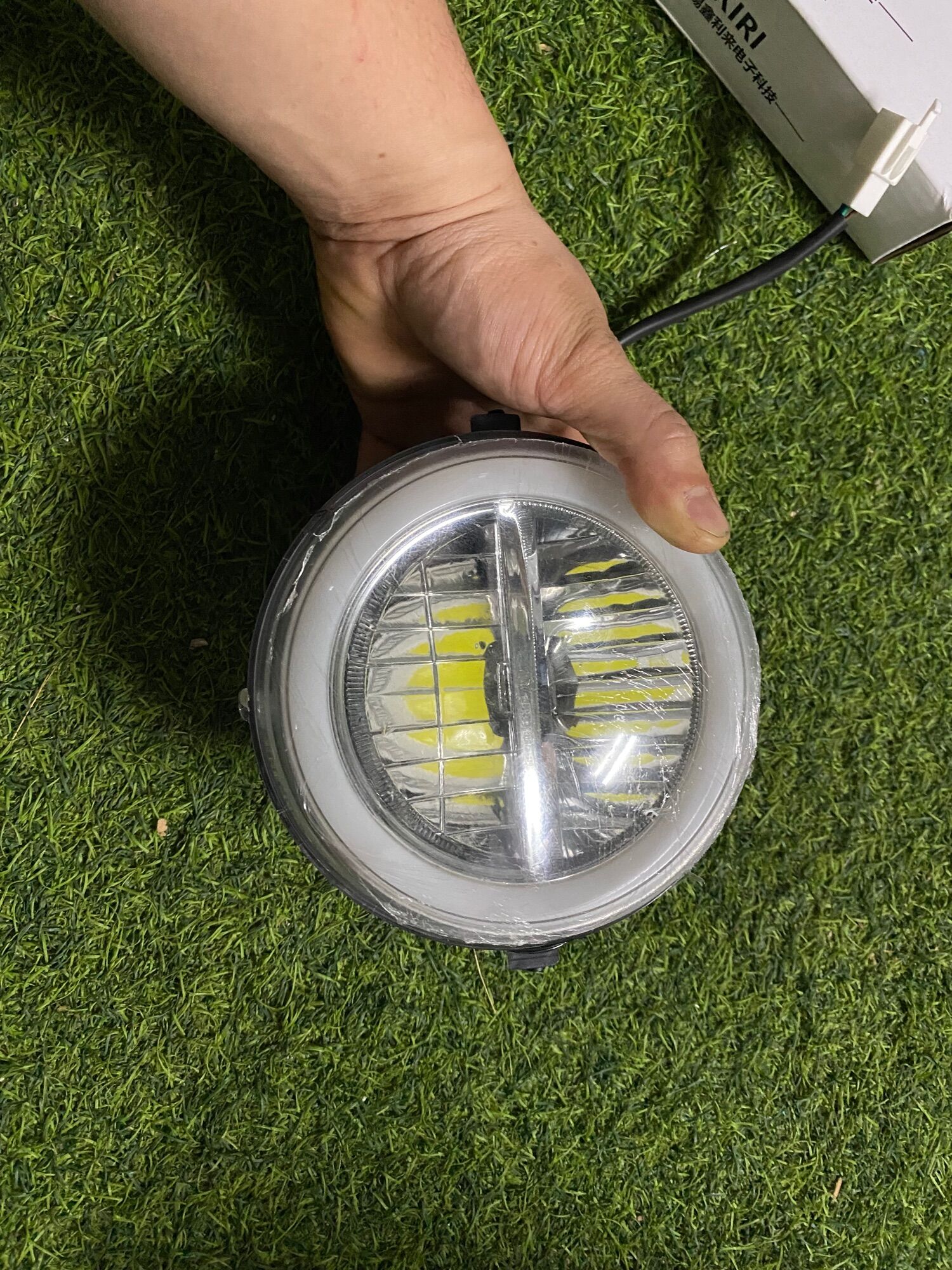 Pha đèn led 2 tầng xe máy điện Vespa DK