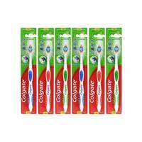 Colgate | Bộ 6 Bàn Chải Đánh Răng Colgate Dành Cho Người Lớn, Lông Mềm, Dùng Tay, Chăm Sóc Răng Miệng, Làm Trắng Răng, Dùng Tại Nhà, Dành Cho Nướu Nhạy Cảm