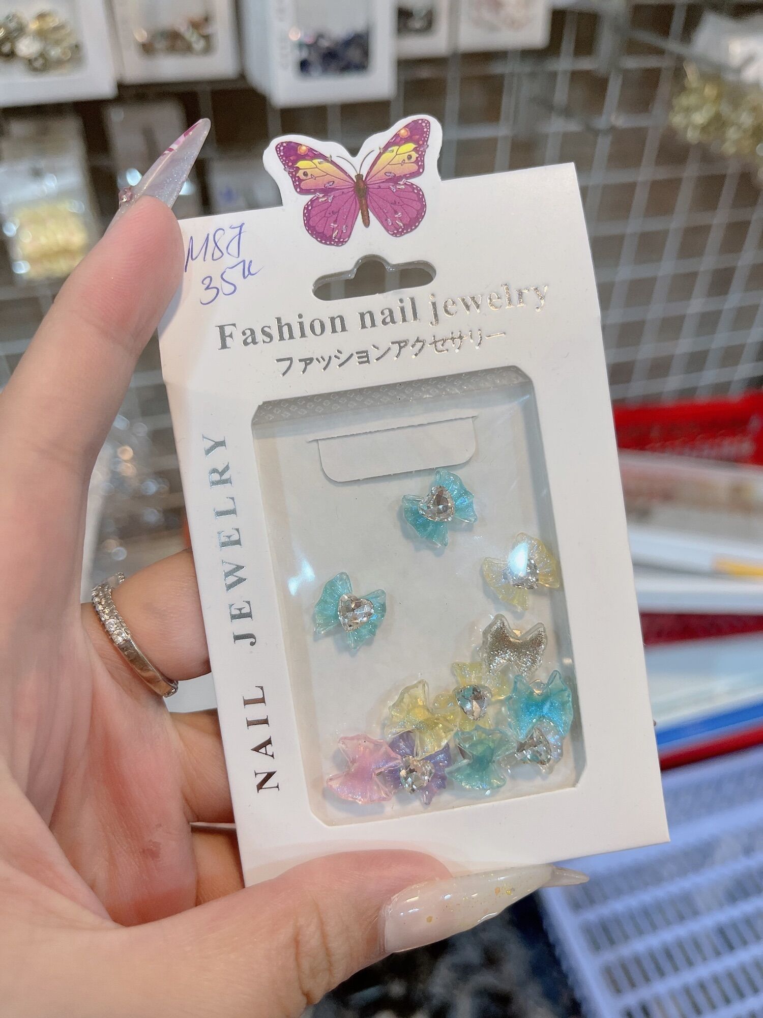 SALE CHARM NƠ M87 SET 10viên
