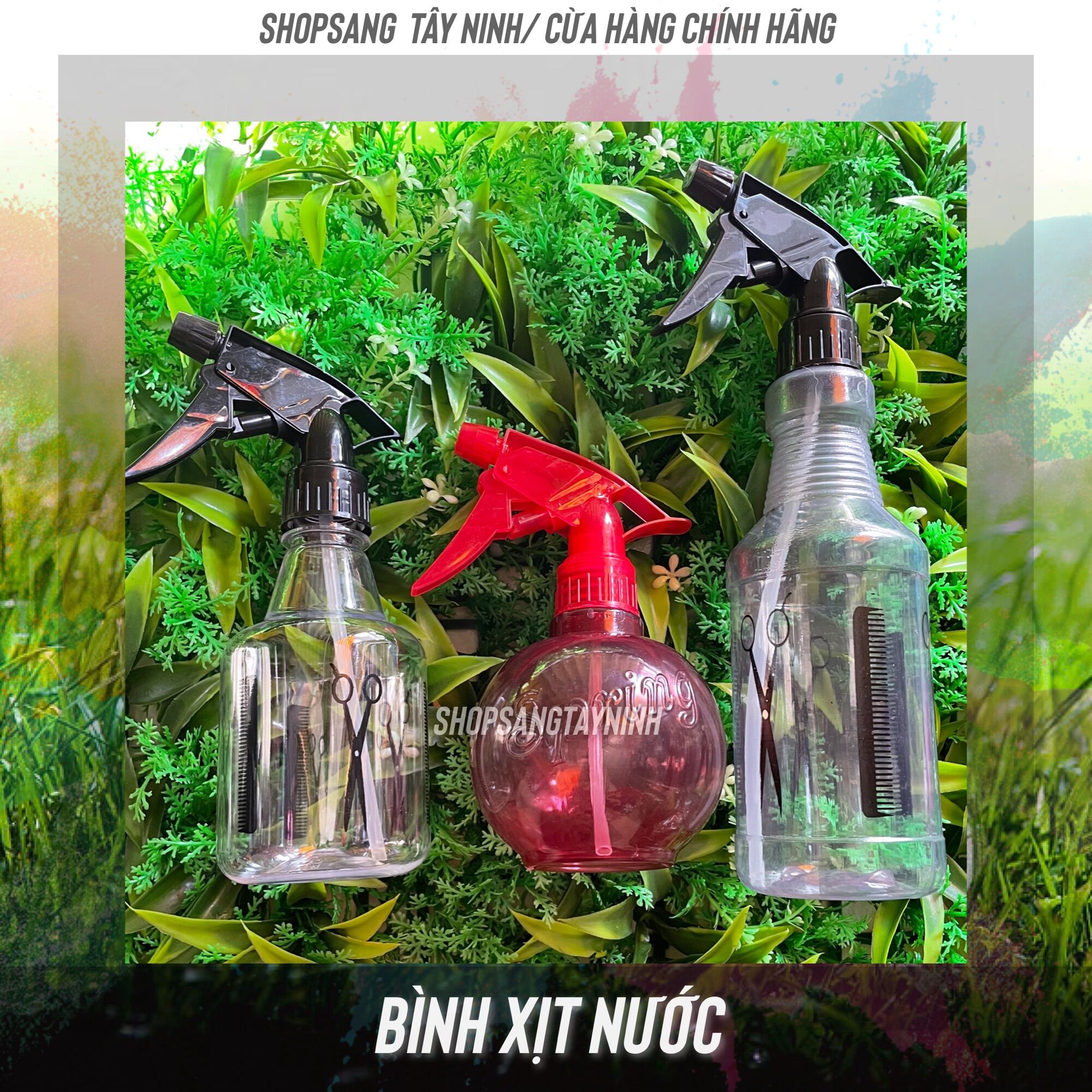 Bình xịt nước hình cây kéo