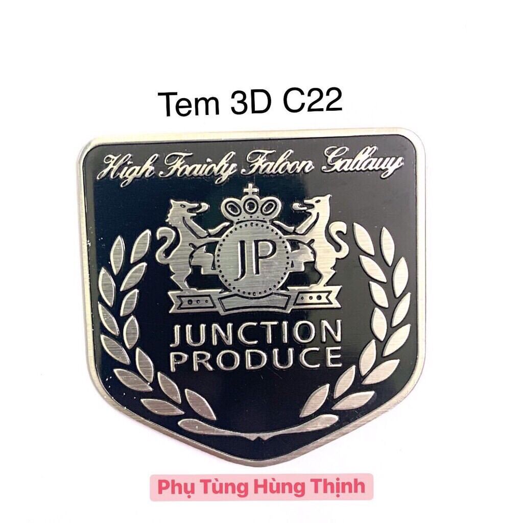 Tem logo 3D C22 ,Sản Phẩm Chất Lượng, Gian Hàng Uy Tín, Giá Cả Cực Tốt, Mua Ngay.