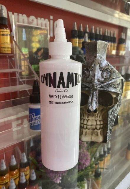 Mực xăm Dynamic mầu trắng 30ml