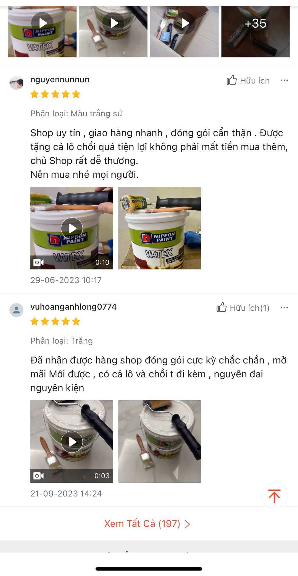 Sơn tường nội thất Nippon Vatex _5kg