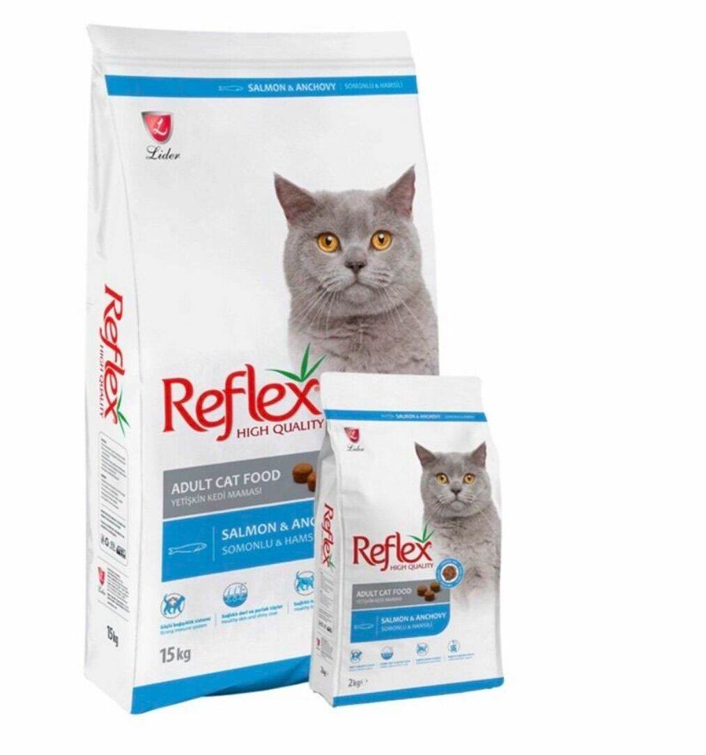 Thức ăn mèo - Reflex adult cá hồi cá cơm 2kg