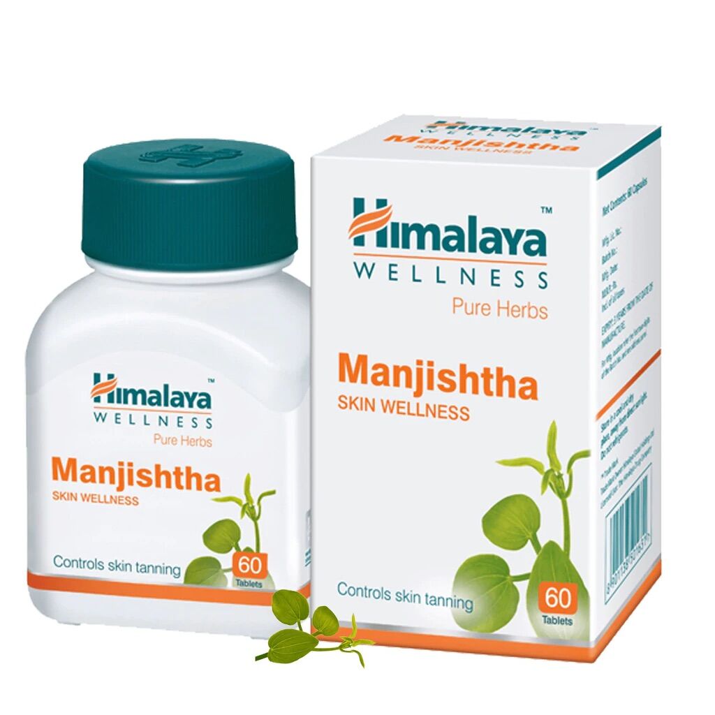 Himalaya manjishta - viên uống mờ nám ấn độ