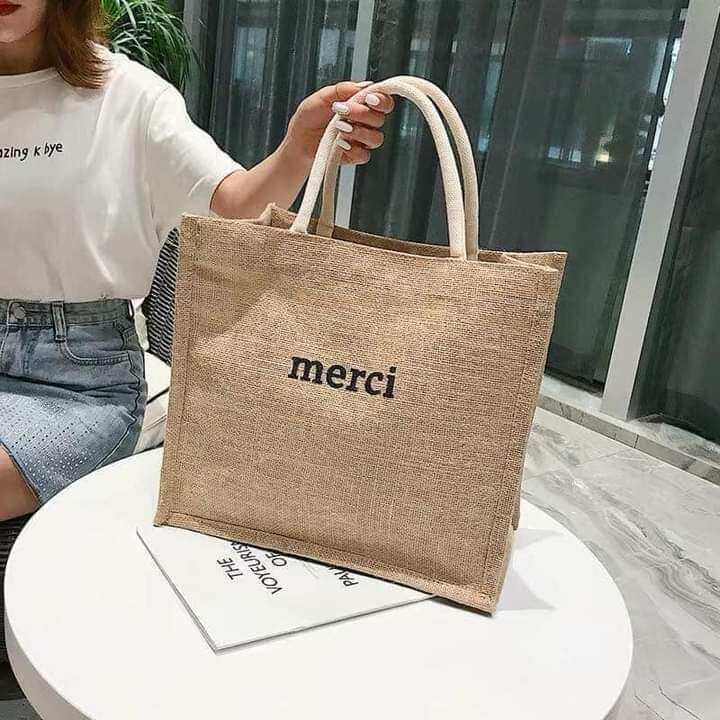 Túi cói thời trang cao cấp, túi xách nữ