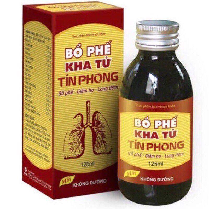 Bổ phế kha tử Tín Phong - 125ml - bổ phế, giảm ho, long đờm