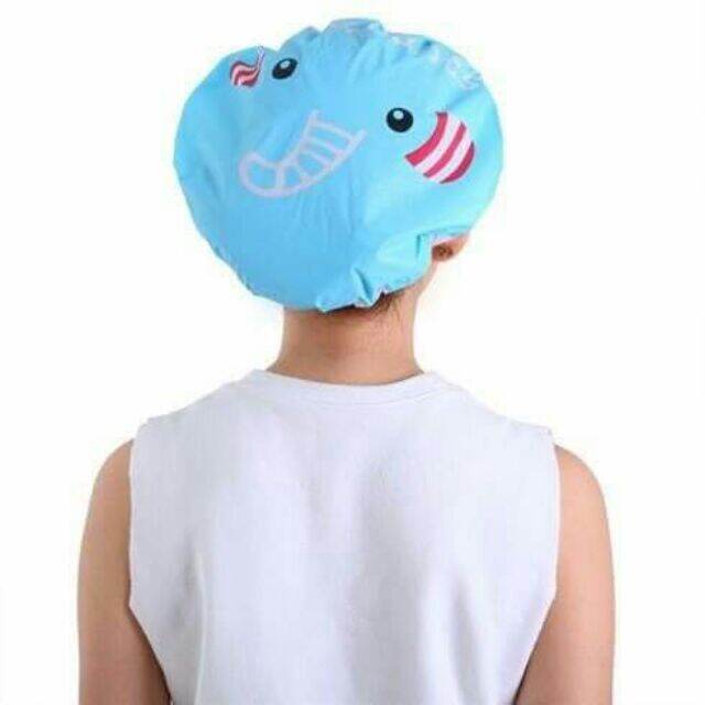 Mũ trùm chống ướt tóc hoạt hình
