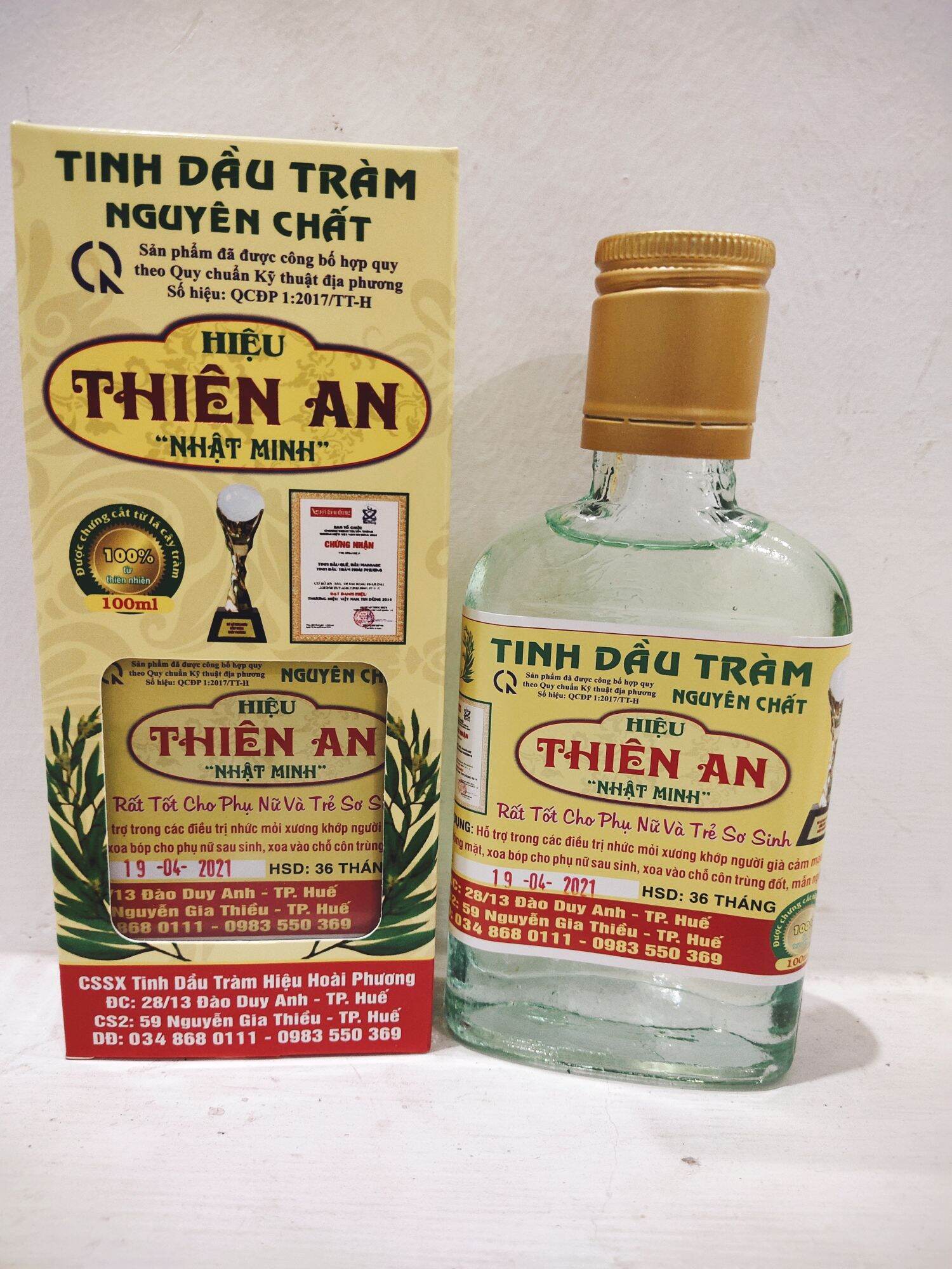 Dầu tràm Nguyên chất hiệu THIÊN AN_HUẾ 100ml