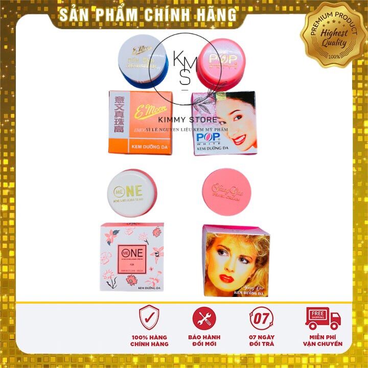 Lẻ hộp 20g kem young one xù - meone - emoon - pop lớn thiện châu