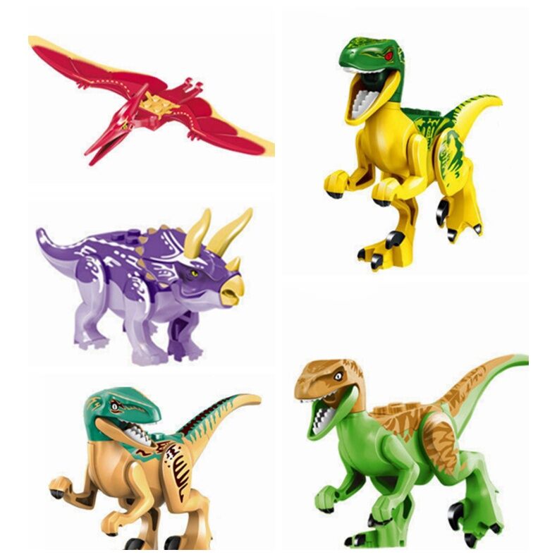 Bộ Đồ Chơi LeGo Lắp Ráp 5 Con Khủng Long Cho Bé