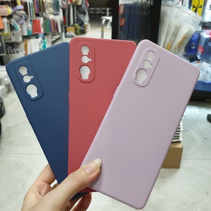 Ốp lưng Oppo Find X2 dẻo màu thời trang bảo vệ Camera