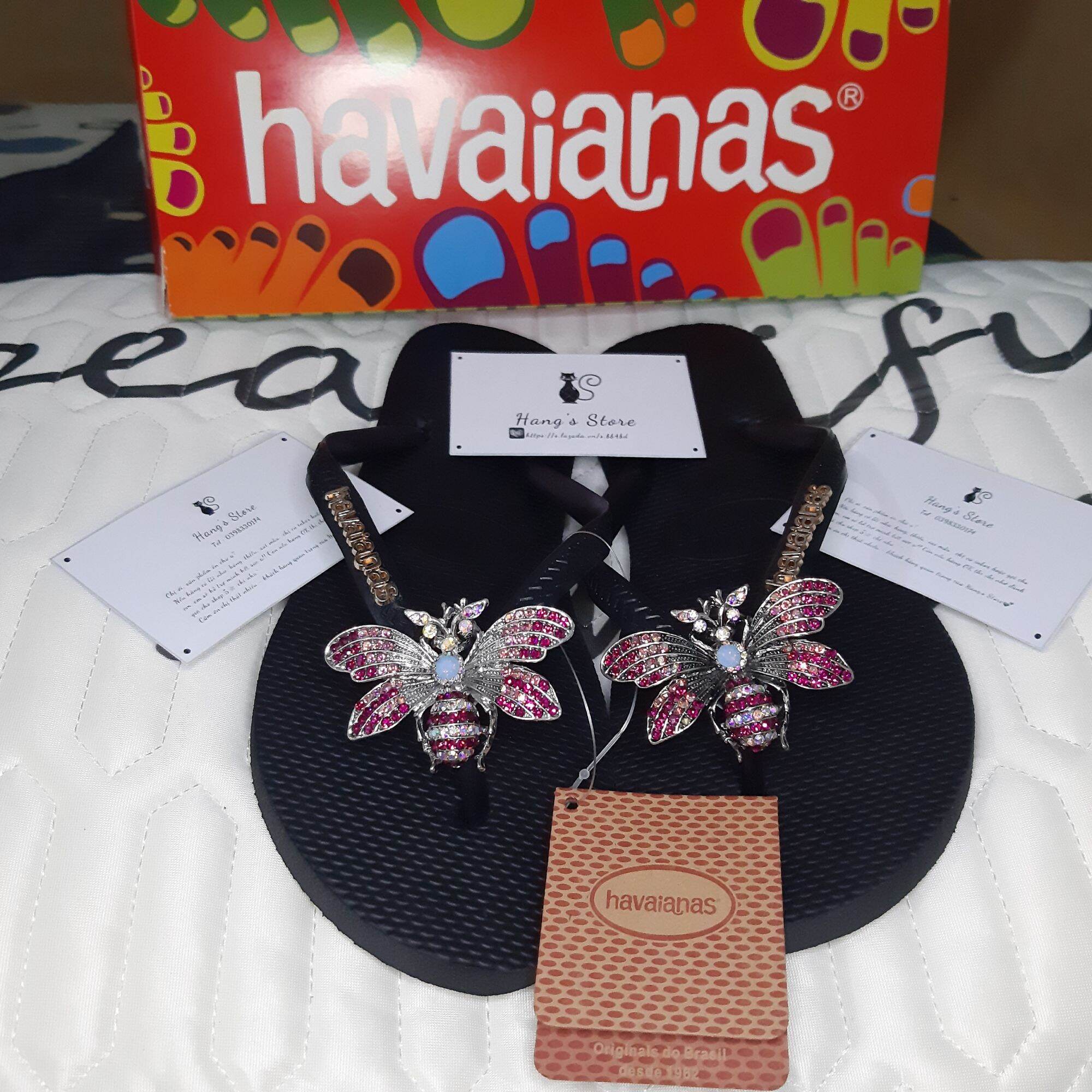 Dép Havaianas charm ong likeauth 1:1