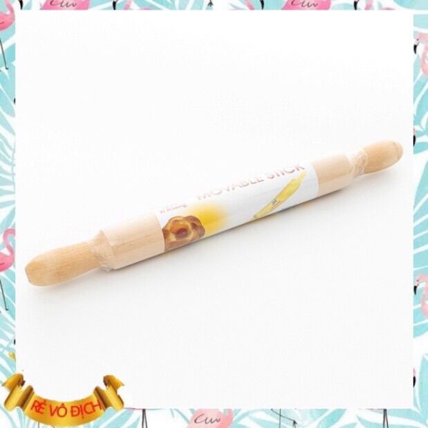 Cán Lăn Bột/ Cây Lăn Bột Bằng Gỗ 40cm