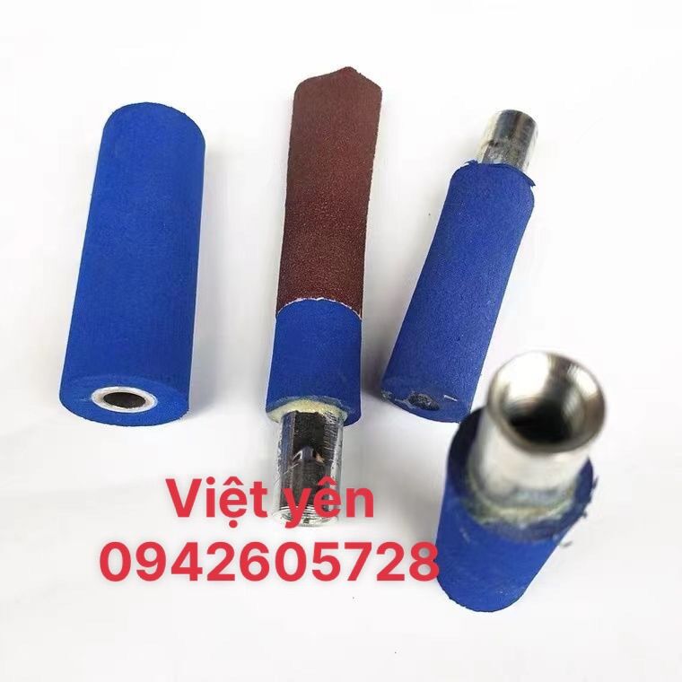 Trục nhám lu gắn máy mài