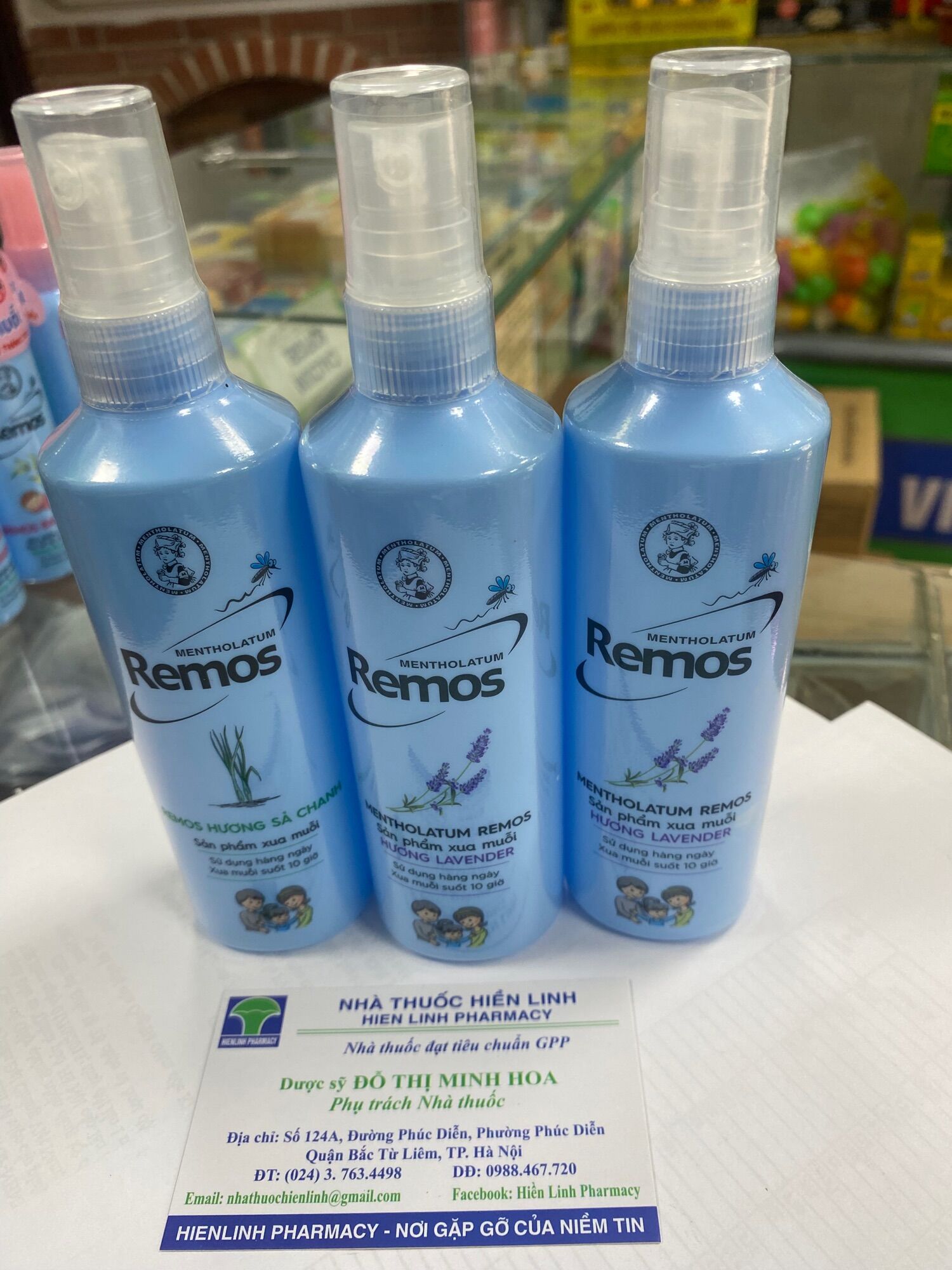 Dung dịch chống muỗi Rohto Metholatum Remos Hương Lavender 150ml