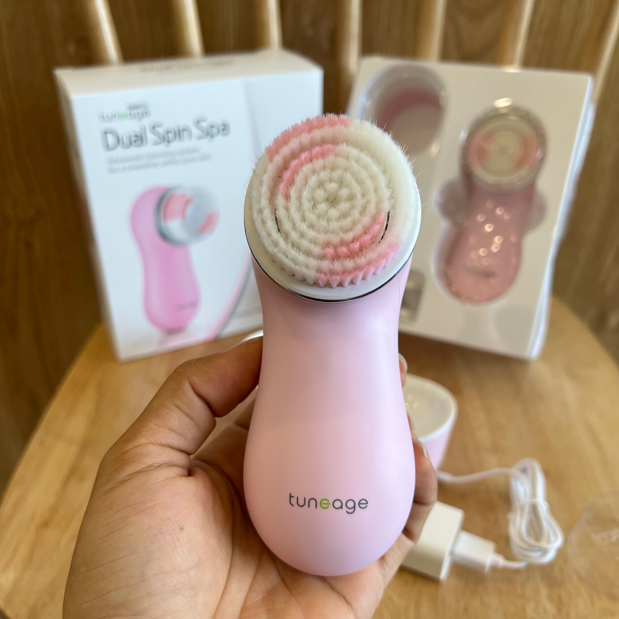 [HOT] MÁY RỬA MẶT TUNEAGE DUAL SPIN SPA LG MẪU MỚI ❤