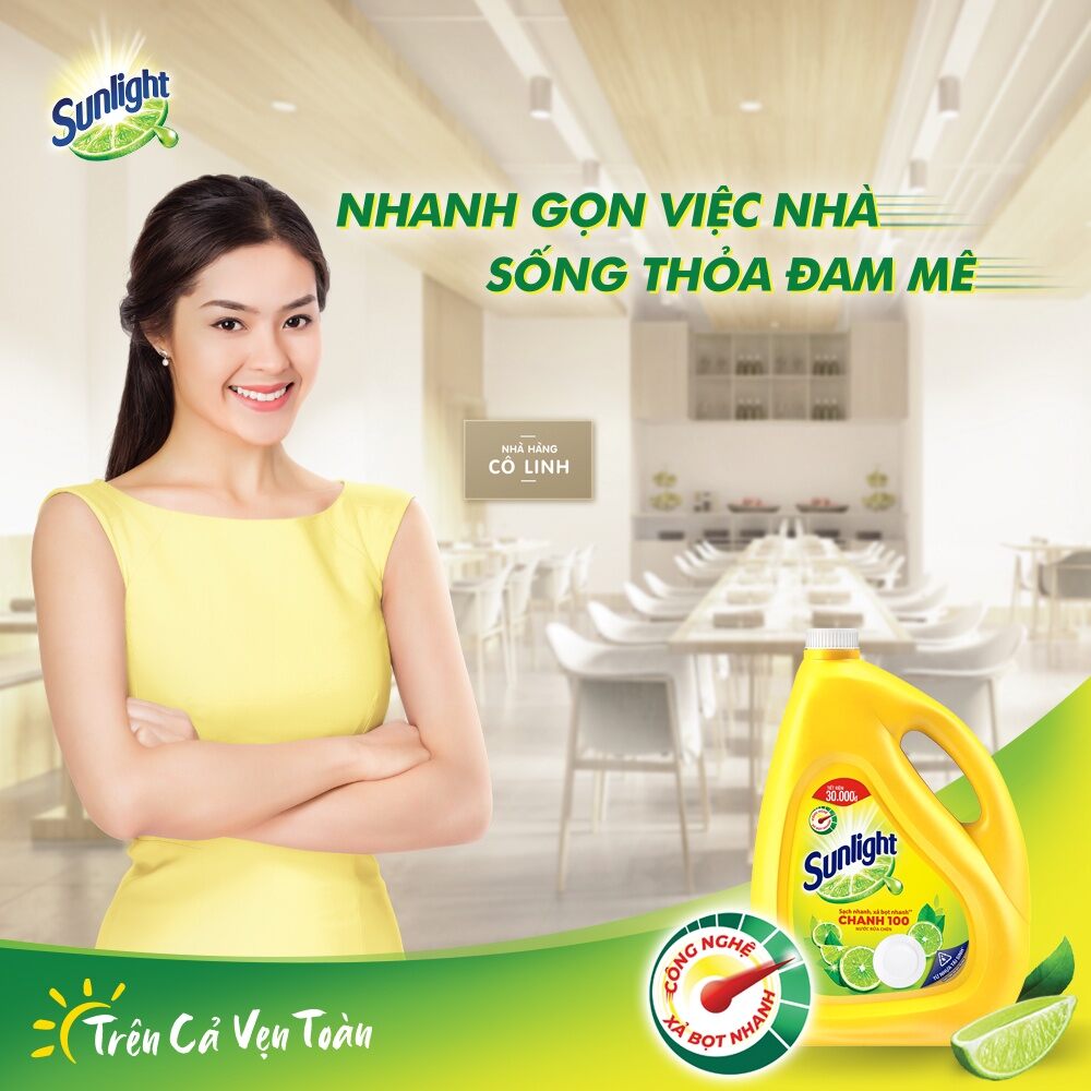 Nước rửa chén sunlight chanh 3.6kg