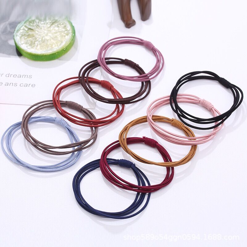 Set 5 dây buộc tóc nhã nhặn