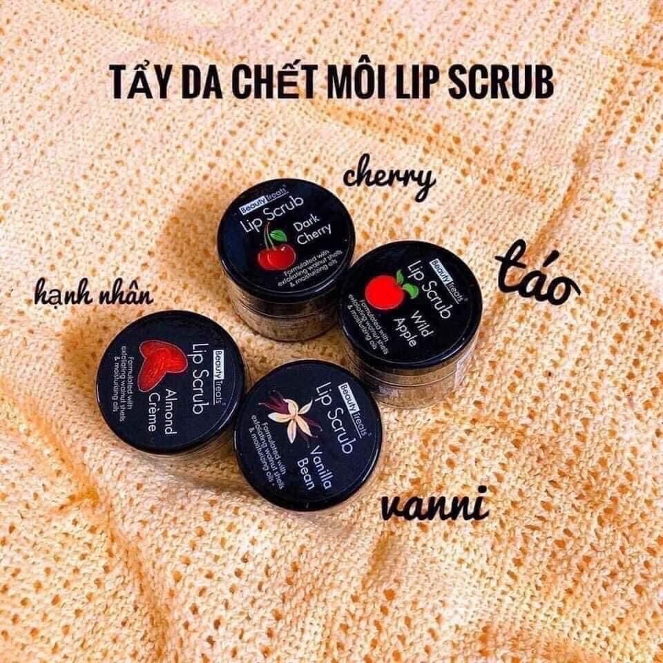 Tẩy tế bào chết môi 𝐁𝐄𝐀𝐔𝐓𝐘 𝐓𝐑𝐄𝐀𝐓𝐒 𝐋𝐈𝐏 𝐒𝐂𝐑𝐔𝐁 dưỡng môi căng mọng hồng hào đầy sức sống