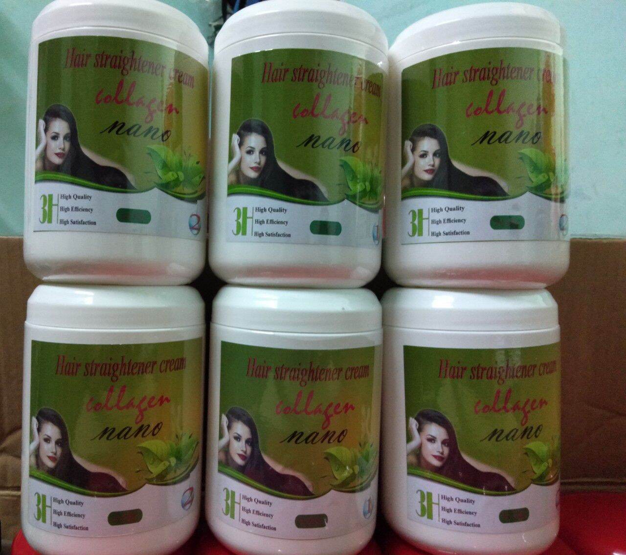 [HCM] CẶP KEM ÉP TÓC ( DUỖI) COLAGEN NANO 3H .1200ML (1+2)