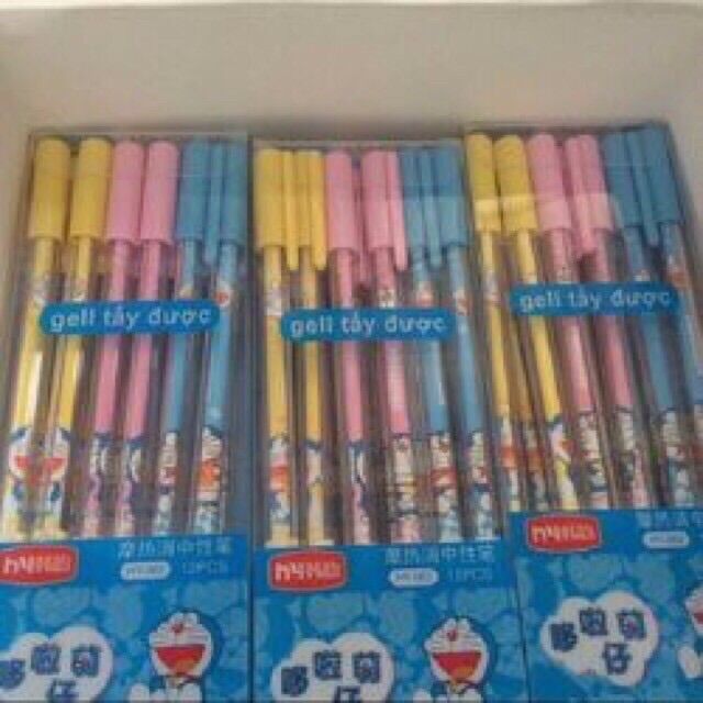 Hộp 12 bút bi xoá được