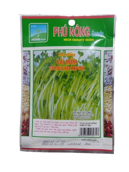 Hạt giống cải mầm PN 30gram