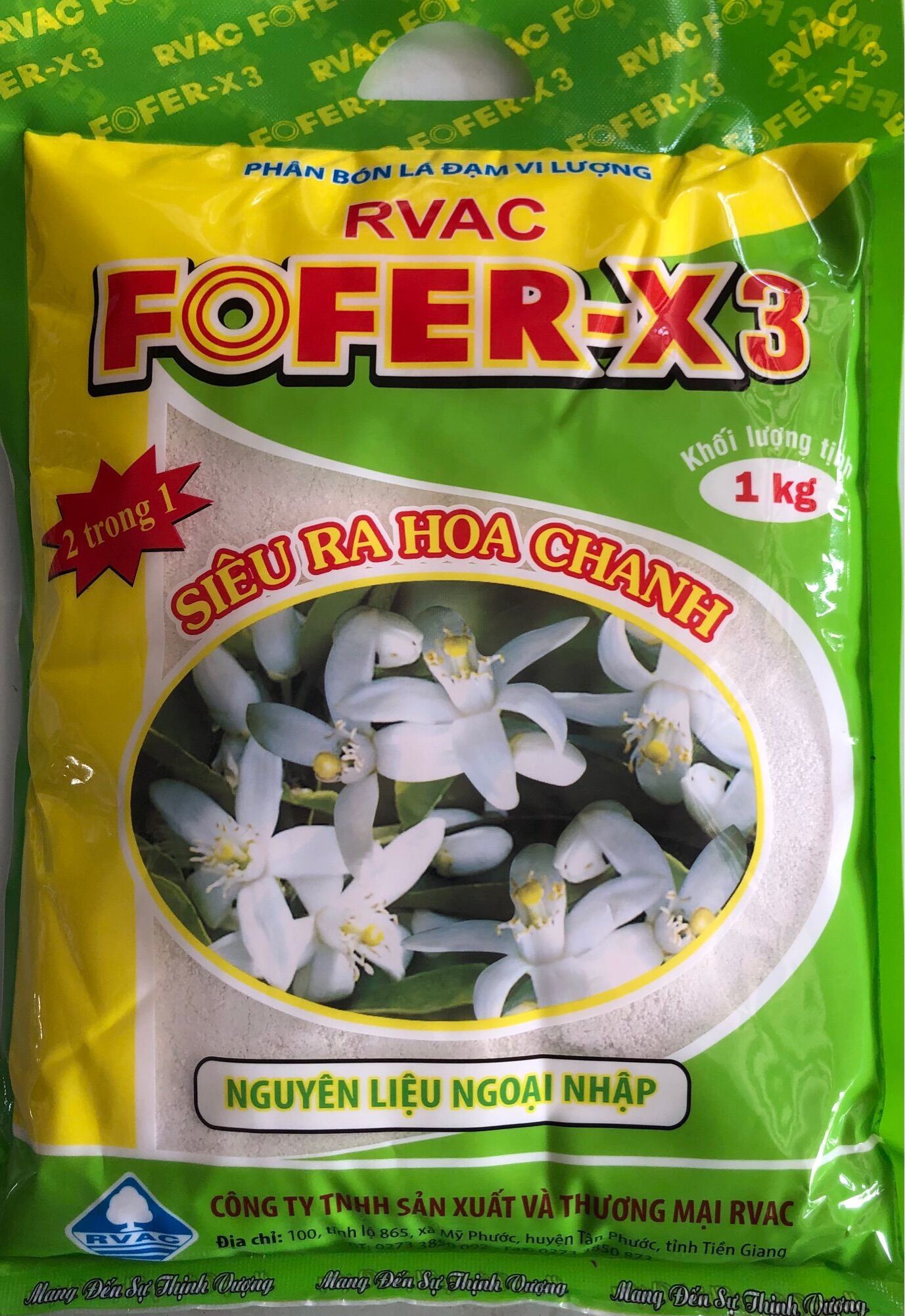 Fofer X3/Siêu ra hoa Chanh Cam Quýt Bưởi