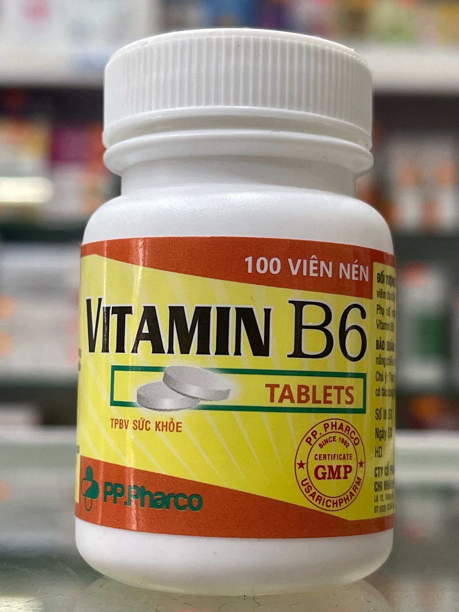 Vitamin b6 - 100 viên