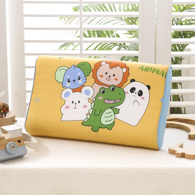 Vỏ gối cao su non trẻ em vỏ gối nhỏ em bé một chiếc cotton 30x50 vỏ gối ký ức cotton 44x27 xuân thu