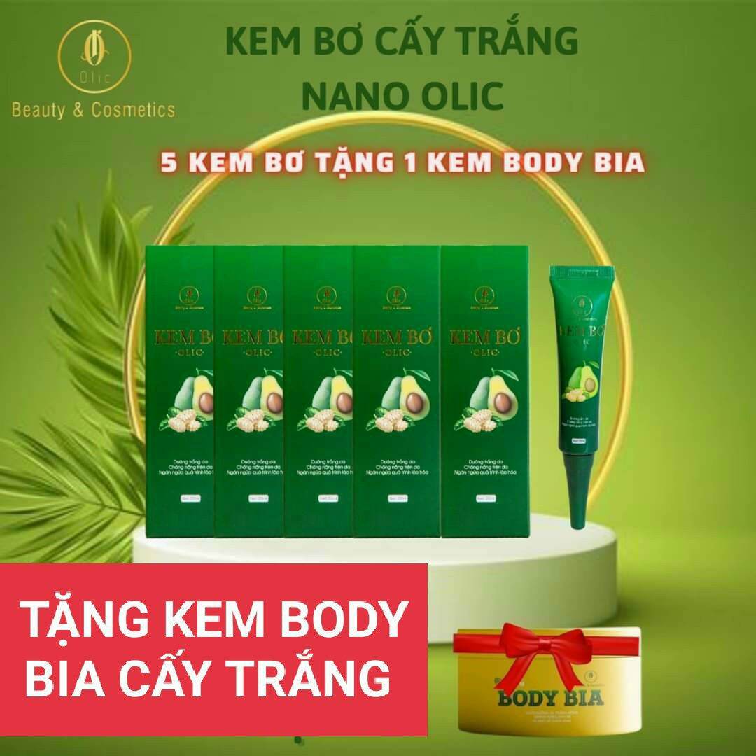 (5 Kem Bơ Tặng 1 Kem Body)Combo Chăm Sóc Da Toàn Diện