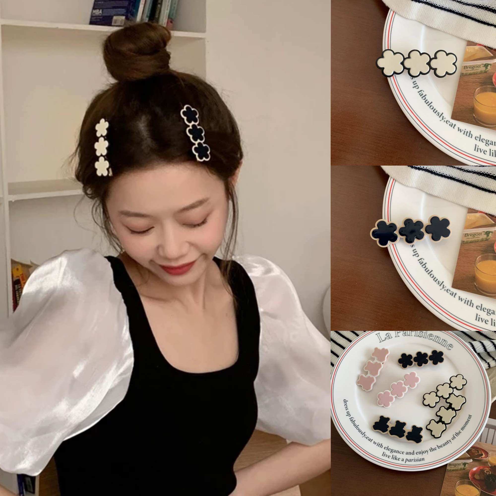 Kẹp tóc mái phong cách hàn quốc