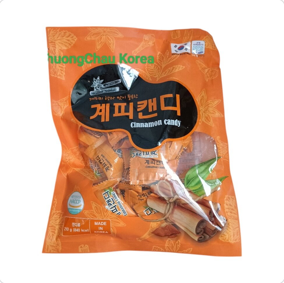 Cinnamon Candy Imported from Korea, 200g Bag