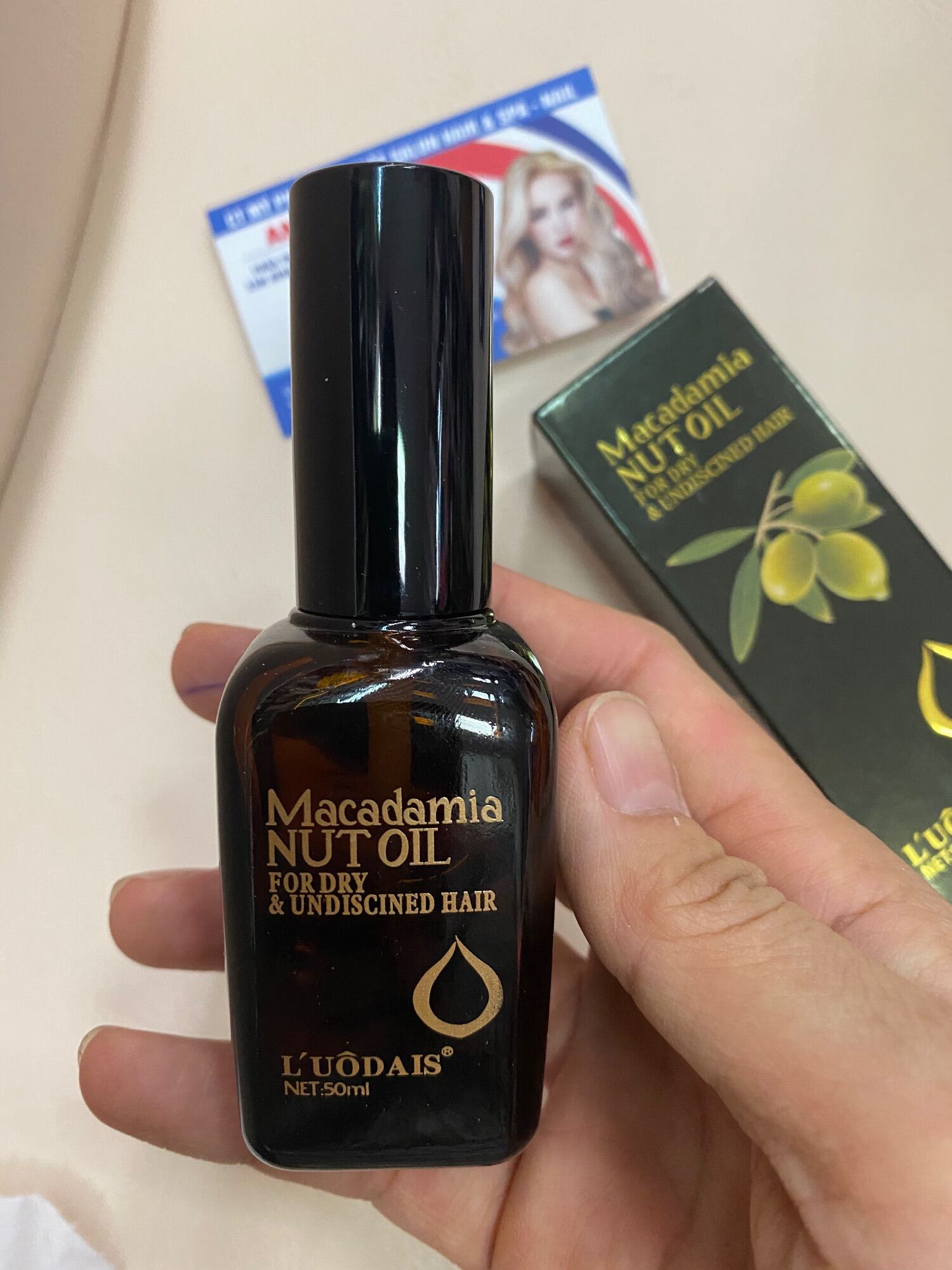 Tinh dầu dưỡng tóc L’uôdais Macadamia nut oil